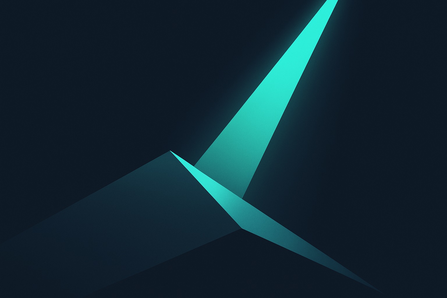 A person looking at an office view at night, contemplating